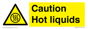 Caution hot liquids